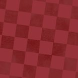 Vrolijke kerstkaart rode ruit en met beer en kerstmuts Achterkant