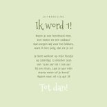 Vrolijke kinderfeestje uitnodiging 1 jaar dieren en muziek 3