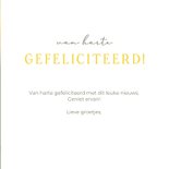 Vrolijke lente felicitatiekaart met gele narcissen 3