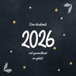 Vrolijke nieuwjaarskaart internationaal met foto 2