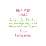 Vrolijke verjaardagskaart met bloesem 3