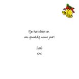 Wandelende kerstboom en kerstbal met 2 foto's 3