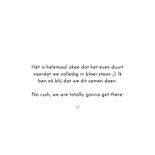 We all bloom in our own time opbeurende kaart 3