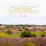 Wenskaart bloeiende heide 3
