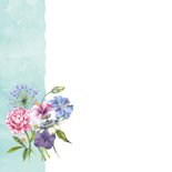Wenskaart Bloemen kleurrijk 2