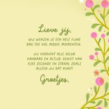 Wenskaart bloemen make today a good day 3
