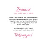 Wenskaart geel tulpenveld rode tulp 3