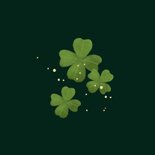 Wenskaart good luck succes klavertje vier goud 2