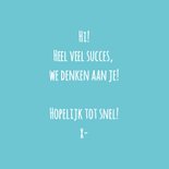 Wenskaart grappig auto'tje gas erop... 3