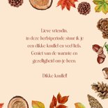 Wenskaart herfst illustraties 3