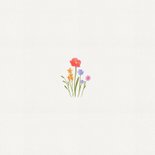 Wenskaart ik hou van jou subtiel bloemen minimalistisch 2