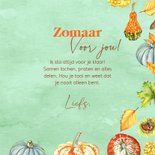 Wenskaart kalebas herfst 3