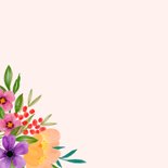 Wenskaart kleurrijke bloemen 2