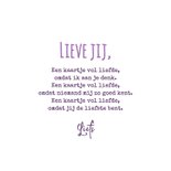 Wenskaart krokussen kusjes stijlvol liefdevol zomaar 3