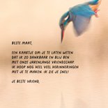 Wenskaart met ijsvogels 3