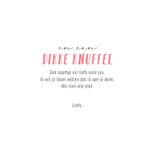 Wenskaart veel liefs bloemenkader met vllinders 3