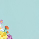 Wenskaart zomaar boeket bloemen 2