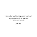 Wenskaart zomaar potje veerkracht  3