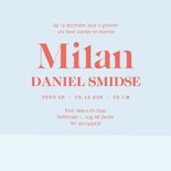 Winters geboortekaartje met ijsbeertjes een broertje 3