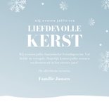 Winters kerstkaartje met vogeltjes liefdevolle kerst 3