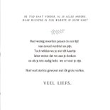 Winterse condoleance kaart met natuurfoto in de sneeuw 3