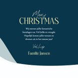 Winterse kerstkaartjes met kerstdorpje in de sneeuw 3