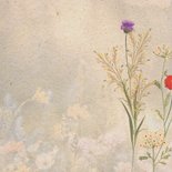 'With love' florals wenskaart 2