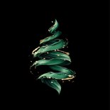 Zakelijk kerstkaart verf kerstboom met logo 2