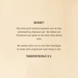 Zakelijk kerstkaartje met vrachtwagen fijne feestdagen 3