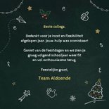 Zakelijke kerskaartt onwijs 2027 schoolbord  3