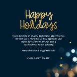 Zakelijke kerst en nieuwjaarskaart thank you sterren engels 3