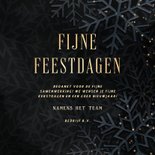 Zakelijke kerstkaart 2026 met sprankelende kerstbal 3