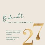 Zakelijke kerstkaart 2027 groen en rood bedankt 3