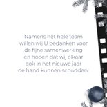 Zakelijke kerstkaart 35mm foto collage winter 3