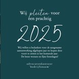 Zakelijke kerstkaart advocatuur blauw sneeuw en 2025 3