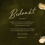 Zakelijke kerstkaart bedankt met geschilderde ster 3