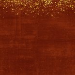 Zakelijke kerstkaart bedankt sterren goud rood spetters Achterkant