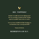 Zakelijke kerstkaart bedankt voor je inzet met hart 3