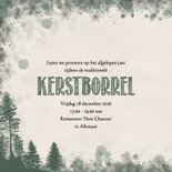 Zakelijke kerstkaart bomenrij fijne feestdagen gezond 2027 2