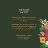 Zakelijke kerstkaart botanische kerstster bloemen 3