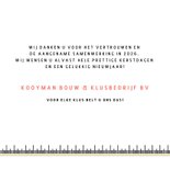 Zakelijke kerstkaart bouw en klusbedrijf rolmaat 3