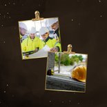 Zakelijke kerstkaart bruin met 2026 bedankt logo 2