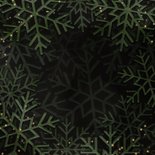 Zakelijke kerstkaart 'Fijne Kerstdagen' groen met sneeuw Achterkant