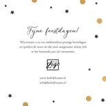 Zakelijke kerstkaart in goud merry christmas confetti 3