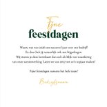Zakelijke kerstkaart jij bent goud waard hart sneeuw 3
