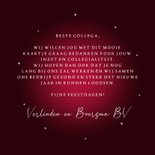 Zakelijke kerstkaart kerstboom vuurvonken 3