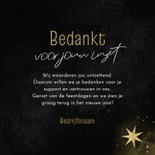 Zakelijke kerstkaart kerststerren sprankelend feestdagen 3