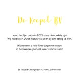 Zakelijke kerstkaart lichtpeertjes 2026 3