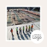 Zakelijke kerstkaart met 12 foto's als terugblijk op 2025 2