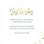 Zakelijke kerstkaart met kerstgroet in meerdere talen 3